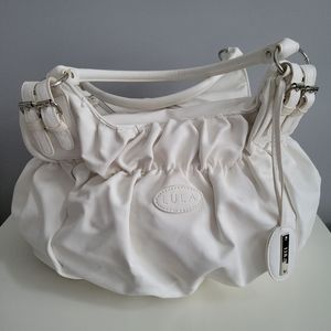 Lula Y2K white large hobo purse vintage